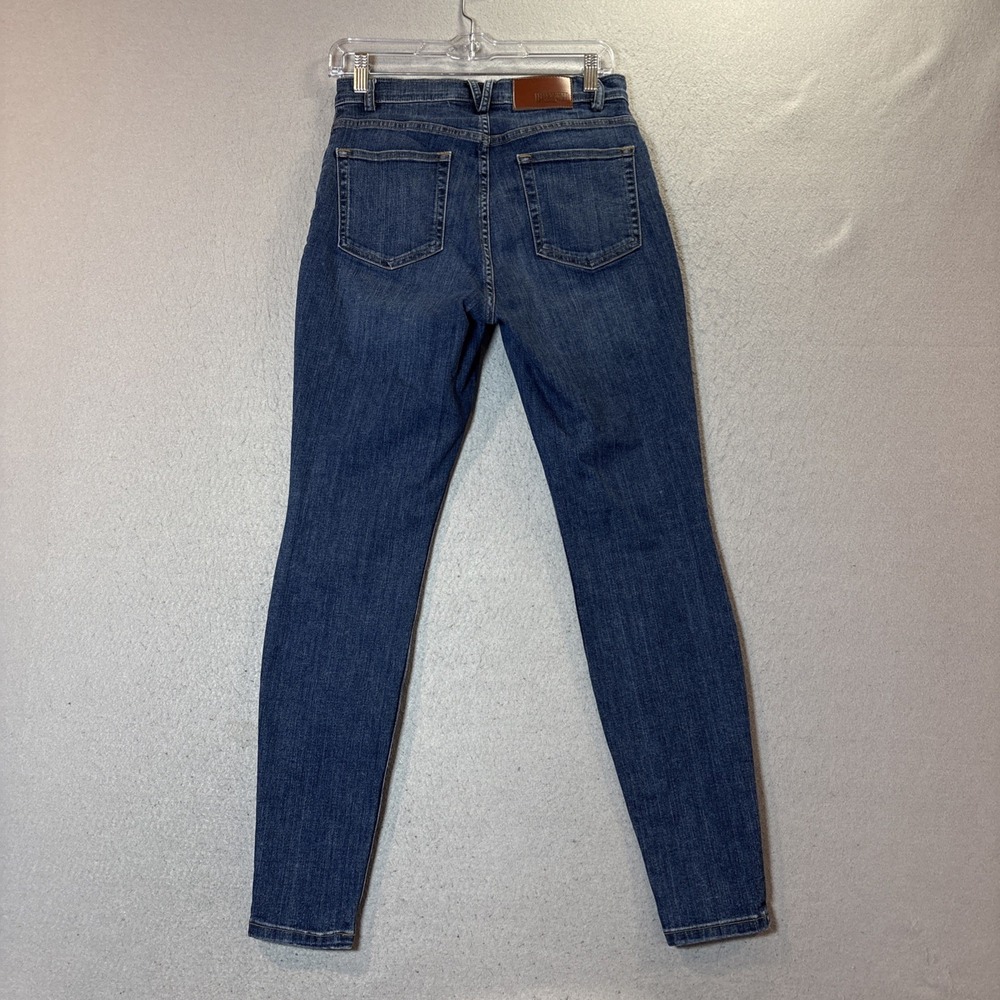 Duluth Trading Women' Jeans Slim Ankle Blue Denim High Rise Size 6 Regular - Picture 3 of 10